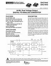 DataSheet DAC7643 pdf